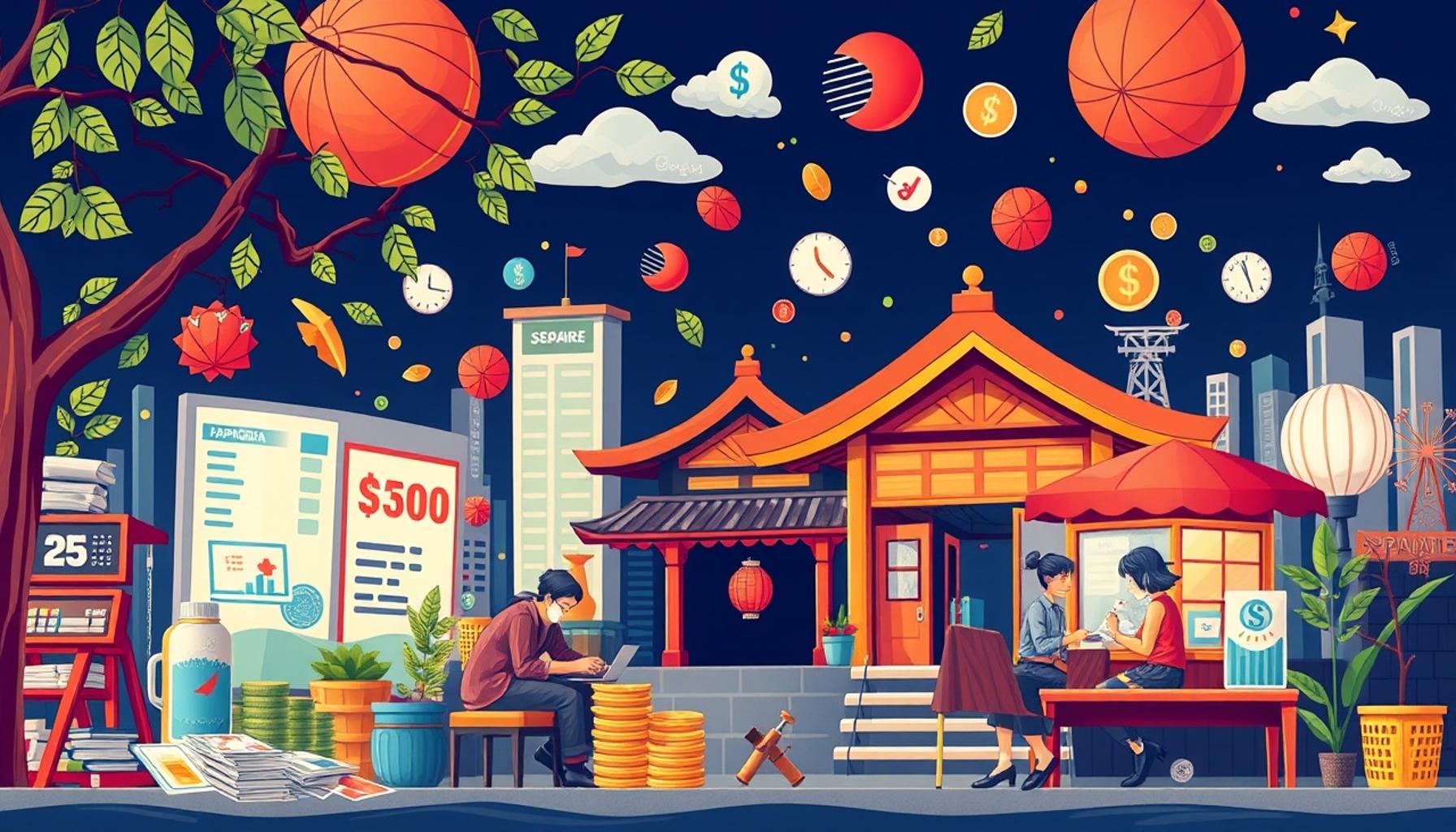 日本の家庭向け月間支出計画戦略