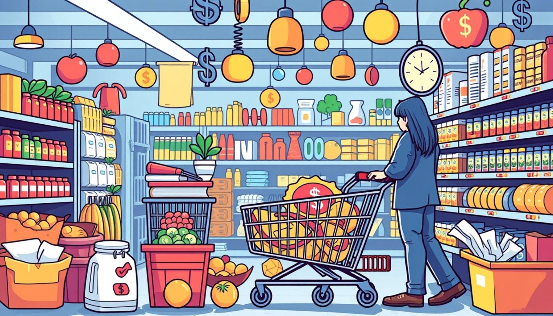 スーパーマーケットの購入のための節約戦略：計画と無駄の回避方法
